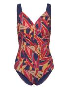 Femilet Granada Bikini Wirefree Covering T-Shirt Swimsuit Röd