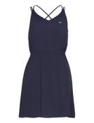 Tommy Jeans Tjw Essential Strappy Dress Marinblå