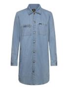 Lee Jeans Unionall Shirt Dress Blå