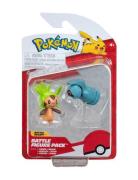 Pokemon Pokemon Battle Figure Chespin And Beldum Multi/patterned