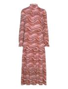 MSCH Copenhagen Mschpanthea Rikkelie Maxi Dress Aop Rosa