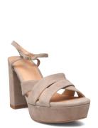 Shoe The Bear Nova Strap Suede Beige