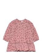 Mango Flower Print Dress Rosa