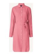 Lexington Clothing Isa Linen Shirt Dress Rosa