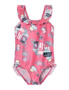 Name It Nmfmyri Peppapig Swimsuit Cplg Rosa