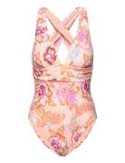 Seafolly Spring Festival Cross Back Piece Rosa