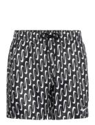 NIKE SWIM Nike 5" Volley Short Swoosh Link Svart