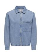 ONLY & SONS Onsjeppe 9628 Azg Dnm Jacket Blå