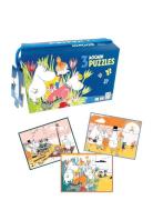 MUMIN Moomin 3 Puzzle In A Box With Handel Multi/patterned