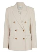 Second Female Evie Fitted Blazer Beige