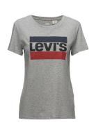 LEVI´S Women The Perfect Tee Sportswear Log Grå