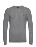 Lyle & Scott Cable Jumper Grå