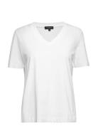 Selected Femme Slfstandards V-Neck Tee Vit