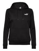 PUMA Ess Small Logo Hoodie Fl Svart