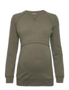 Boob B Warmer Sweatshirt Khaki Green