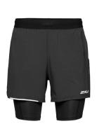 2XU Aero 2-In-1 5 Inch Shorts Svart