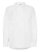 Selected Femme Slftrixy Ls Shirt Vit