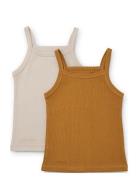 Liewood Naomi Singlet 2-Pack Orange