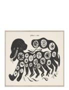 MADO Chinese Dog, Black - 50X70 Multi/patterned