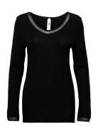 Femilet Juliana T-Shirt Long Sleeve Wool Svart