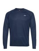 Newline Men Core Running T-Shirt L/S Marinblå