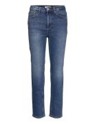 House Of Dagmar Cropped Denim Blå