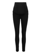 Mamalicious Mllucy Black Slim 7/8 Pant A. Noos Svart