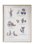 Be A Good Friend - På Engelska Home Kids Decor Posters & Frames Poster...