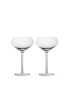 Saga Champagne Coupe Glass, 2-Pack Home Tableware Glass Champagne Glas...