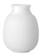 Curve Vase H17.5 Hvid Porcelæn Home Decoration Vases Small Vases White...