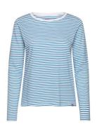 Mads Nørgaard Organic Jersey Stripe Tenna Tee Fav Blå