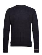 Clean Cut Copenhagen Emilio Knit O-Neck Marinblå