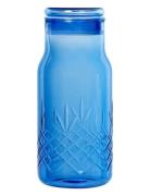 Crispy Blue Bottle Small Glasflaske Home Tableware Jugs & Carafes Wate...