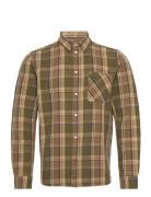 Knowledge Cotton Apparel Light Flannel Checkered Relaxed Fit Multi/pat...