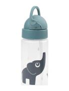 D By Deer Straw Bottle Elphee Blue 350 Ml Blå