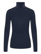 My Essential Wardrobe Hapermw Rollneck Blouse Marinblå