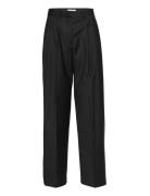 House Of Dagmar Wide Suit Trousers Svart