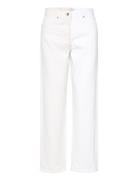 NORR Kenzie Straight Leg Jeans Vit