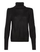 Vila Vilou New Rollneck L/S Knit Top - Noos Svart