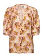 Dante6 Esmay Palm Leaves Blouse Multi/patterned