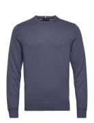 Tommy Hilfiger Pima Org Ctn Cashmere Crew Neck Blå