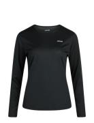 ZEBDIA Women Longsleeved Sports Tee Svart