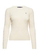 Polo Ralph Lauren Cable-Knit Cotton Crewneck Sweater Kräm