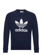 Adidas Originals Trefoil Crew Marinblå