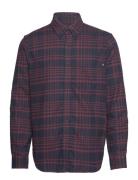 Timberland Ls Heavy Flannel Check Marinblå