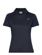 Head Padel Tech Polo Shirt Women Marinblå