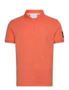 Calvin Klein Jeans Badge Polo Orange