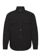 Mads Nørgaard Dyed Canvas Skyler Shirt Fav Svart