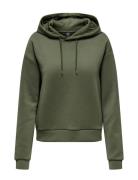 Only Play Onplounge Life Hood Ls Swt Noos Khaki Green