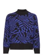 YAS Yasstorm 7/8 Knit Pullover Blå